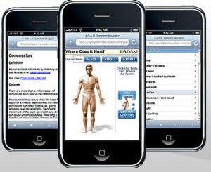 A.D.A.M. Symptom Navigator iPhone Application