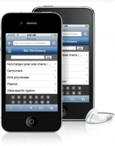 Bio Dictionary iPhone Application